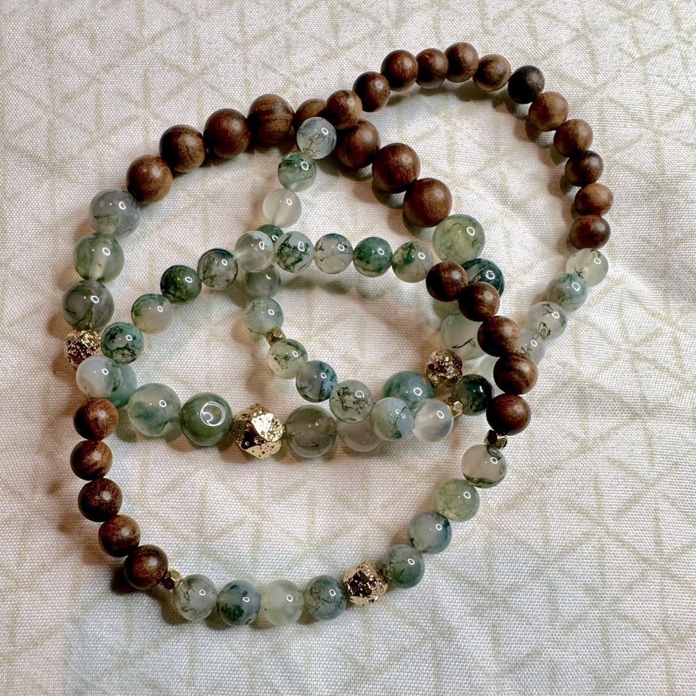 Handmade gemstone bracelets